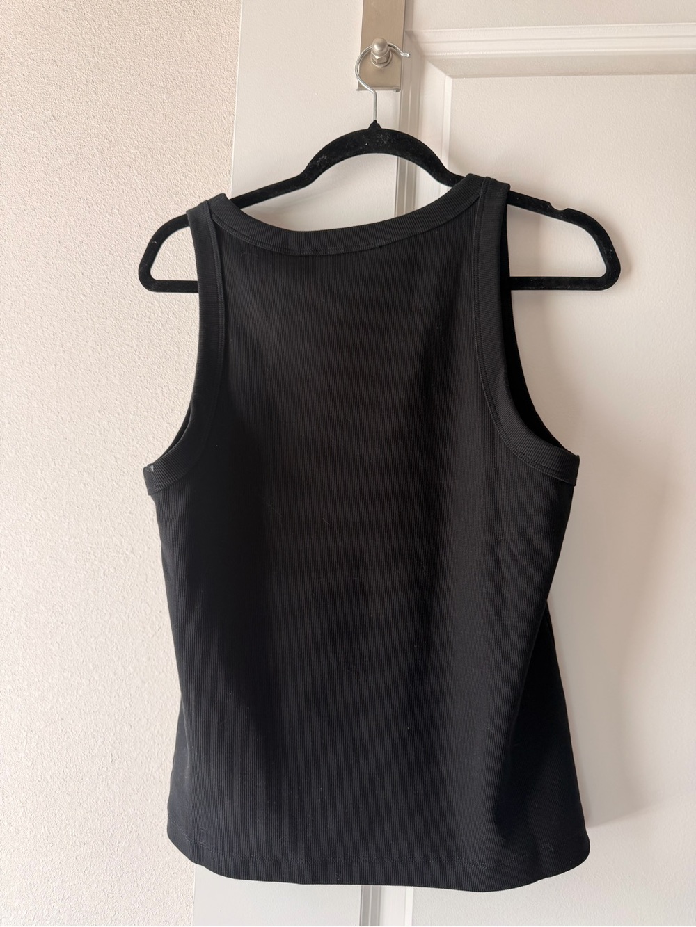 Off-White Black Ribbed Logo Tank - Picture 4 of 4